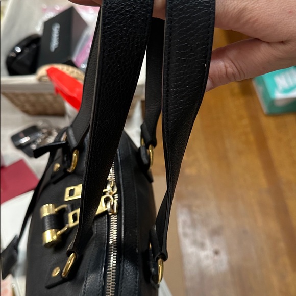 YVES SAINT LAURANT MUSE BAG BLACK LEATHER VERY GOOD CONDITION 100% AUTHENTIC - Picture 6 of 10